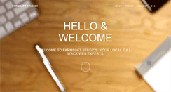 Desktop Screenshot of farmsoftstudios.com